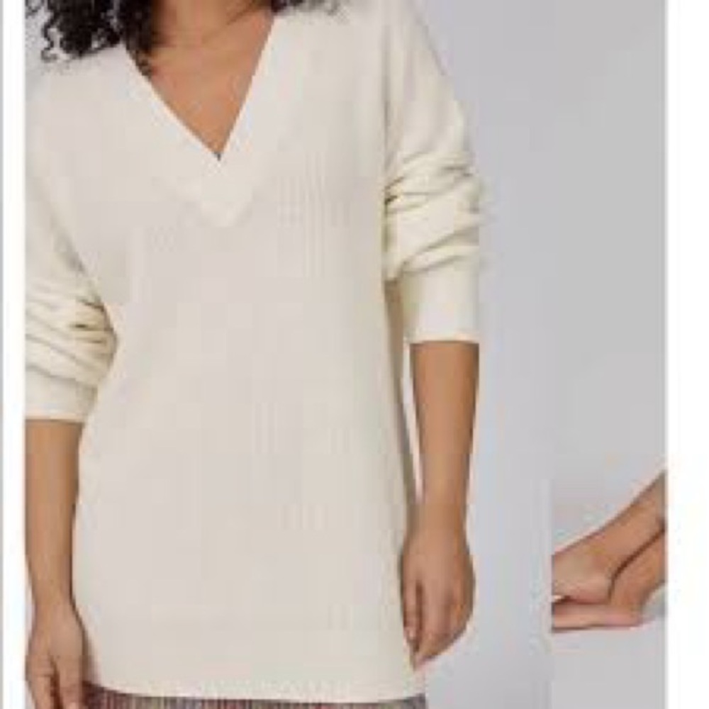 Aritzia Wilfred Ascona Sweater V-Neck Sweater